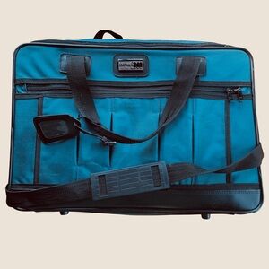 Soft Carry-On Bag in dark teal (darker than pictures) - Vintage 1980s Brand